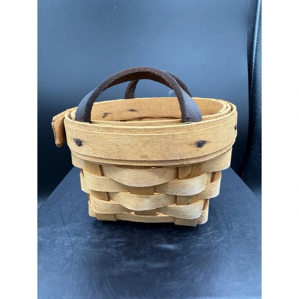 🧺🌿 Longaberger 1995 Thyme / Booking Basket 🌿🧺